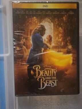 Disney Beauty and the Beast DVD - Yellow, Blue & Gold Artwork